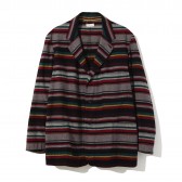 NAISSANCE-MULTI-STRIPE JACKET - Black