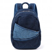 Porter Classic-PC SASHIKO DAYPACK - New Blue
