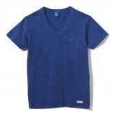 NAISSANCE-V-NECK T-SHIRT - Blue