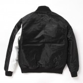 GOODENOUGH-VARSITY JACKET - Black : White