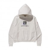 C.E / CAV EMPTCAVEMPT EMBROIDERY HEAVY HOODY - White