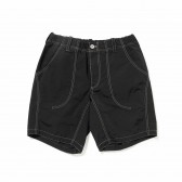 and wander-60:40 cloth short pants - Black