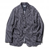 ENGINEERED GARMENTS-Baker Jacket - Cotton Paisley - Dk.Navy