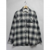 MOUNTAIN RESEARCH-G.P. 1+1 - Cottonnel check - Black