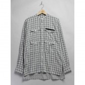 MOUNTAIN RESEARCH-G.P.4 Bandcollar - Double gauze - D.Gray