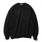 AURALEE-GIZA SUPERSOFT KNIT P:O - Black