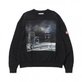 C.E / CAV EMPT-NIGHT VECTOR CREW NECK - Black