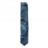 ENGINEERED GARMENTS-Neck Tie - Ethnic Print - Blue : Navy