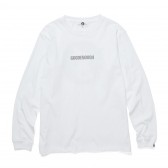 GOODENOUGH-PRINT L:S TEE-LOGO1 - White-A