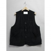 MOUNTAIN RESEARCH-Pile Hunter Vest - Black
