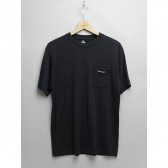 MOUNTAIN RESEARCH-Pocket Tee - ウール天竺 - Black