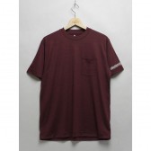 MOUNTAIN RESEARCH-Pocket Wreath - ウール天竺 - Wine