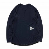and wander-dry jersey raglan long sleeve T - D.Navy
