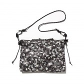 and wander-geometric printed sacoche - Charcoal