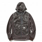 and wander-mixed pile hoodie - Gray