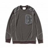 and wander-mixed pile pullover - Gray