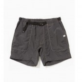 and wander-nylon climbing short pants - Charcoal