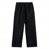 AURALEE-STAND-UP WIDE PANTS - Navy Black