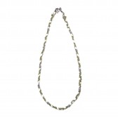 NAISSANCE-BRAID NECKLACE - Ivory × Khaki