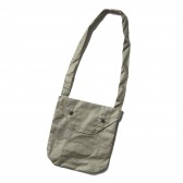 Shoulder Pouch - Coated Linen - Olive