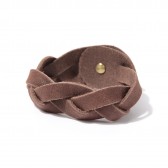 ROBERU - Braided bracelet Wide - Dark Brown