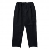 AURALEE-STAND-UP EASY PANTS - Navy Black