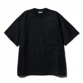 AURALEE-STAND-UP TEE - Navy Black