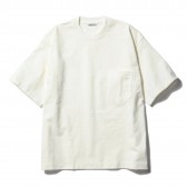 AURALEE-STAND-UP TEE - White