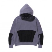 C.E : CAV EMPT-OVERDYE ZIGGURAT PATCH HEAVY HOODY - Navy
