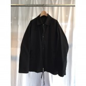COMOLI-コットンナイロン コーチジャケット - Black