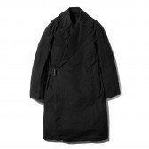 COMOLI-コットンナイロン タイロッケンコート - Black