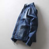CURLY-MAZARINE BLOUSON - Antique Indigo