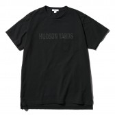 ENGINEERED GARMENTS-Printed Cross Crew Neck T-shirt - Hudson Yards - Navy