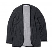 FLISTFIA-Indigo Piping Cardigan - Black Indigo