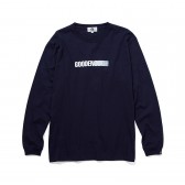 GOODENOUGH-PRINT L:S TEE-MOTION - Navy