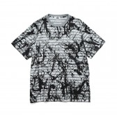 GOODENOUGH-S:S DRIP BORDER SHIRTS - White : Grey