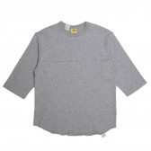 N.HOOLYWOOD-971-CS02 pieces N.H TPES × RUSSEL FOOT BALL T-SH - T.Gray