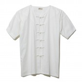 NAISSANCE-CHINESE BUTTONED SHIRT - White