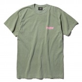 STUSSY-Global Pig Dyed Tee - Olive