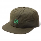 STUSSY-Wax Coated Canvas Strapback - Green