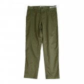 UNIVERSAL PRODUCTS-ORIGINAL TAPERED CHINO TROUSERS - Olive