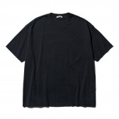 AURALEE-HIGH GAUGE DOUBLE CLOTH TEE - Navy