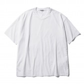 AURALEE-HIGH GAUGE DOUBLE CLOTH TEE - White