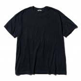AURALEE-SEAMLESS CREW NECK TEE - Navy