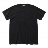 AURALEE-SEAMLESS POCKET TEE - Black