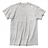 AURALEE-SEAMLESS POCKET TEE - Top Gray