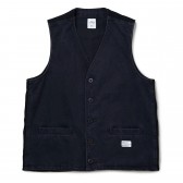 BEDWIN-CHINO VEST 「ZANDER」 - Black