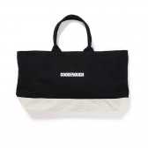 CANVAS TOTE - Black : White