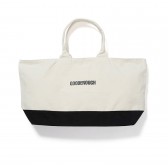CANVAS TOTE - White : Black