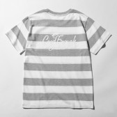 GOODENOUGH-BORDER S:S SHIRT - CLASSICS PRINTED WHITE - White : Heather